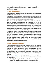 Vùng đất của Quốc gia là gì? Vùng lòng đất quốc gia là gì?