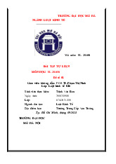 Biện pháp bảo đảm đầu tư theo Luật Đầu tư năm 2020 có gì khác biện phápưu đãi đầu tư? Cho ví dụ minh hoạ môn Luật kinh tế | Trường đại học Mở Hà Nội