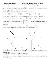 Đề ôn tập cuối kì 1 Toán 11 năm 2024 – 2025 trường THPT Thủ Đức – TP HCM