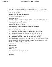 Trắc nghiệm Tín ngưỡng và văn hóa Việt Nam môn Văn hiến Việt Nam| Trường Đại học Văn Hiến