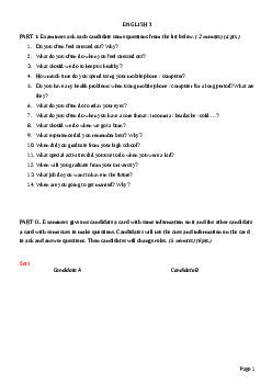 Đề cương Tiếng anh 3 - Tóm tắt Luận án Nhiễm khuẩn bệnh viện