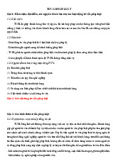 Tư Vấn Pháp Luật - Các Nguyên Tắc và Hình Thức Cơ Bản môn Pháp luật | Trường Đại Học Thái Nguyên