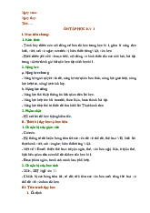 Giáo án bài ôn tập học kỳ 1- ngữ văn lớp 11, sách kết nối tri thức