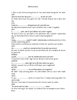 Sentence transformation practice test without key (3 pages)