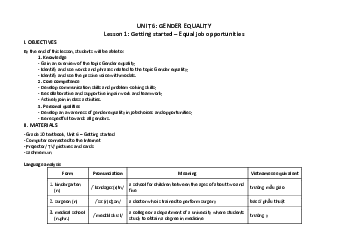 Giáo án Tiếng Anh 10 sách Kết nối tri thức với cuộc sống (Cả năm) | Unit 6