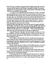 Tư tưởng Hồ Chí Minh trong thời kì quá độ | Đại học Nội Vụ Hà Nội