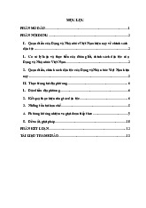 Chính Sách Dân Tộc của Đảng và Nhà Nước Việt Nam - Khóa 79 BTC