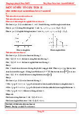 Tổng hợp lý thuyết toán THPT - Giải tích 12