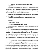 Bài Giảng Chương 2 Chủ Nghĩa Duy Vật Biện Chứng | Môn Triết học Mác-Lenin - Trường Cao đẳng Du lịch Sài Gòn
