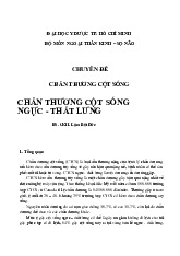 Chấn Thương Cột Sống Ngực - Thắt Lưng và Điều Trị môn Lâm sàng ngoại chấn thương| Trường Đại Học Tây Nguyên