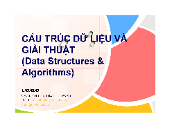 Tài liệu Chương 3: Stack - Cấu trúc dữ liệu và giải thuật | Trường Đại học CNTT Thành Phố Hồ Chí Minh