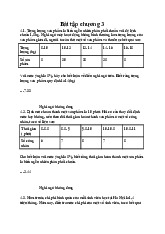 Bài tập chương 3 Thống kê ứng dụng | Trường Đại học Kinh tế – Luật