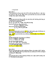 Tài liệu ôn tập học phần: Chuyển khối - Hóa đại cương | Đại học Bách Khoa, Đại học Đà Nẵng