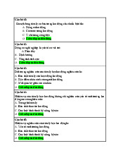 ÔN TẬP Đề cương Tâm lý học Lao động | Môn Tâm lý học lao động - Trường Đại học Lao động - Xã hội