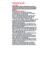 Phương Thức Sản Xuất: Khái Niệm và Kết Cấu Cơ Bản