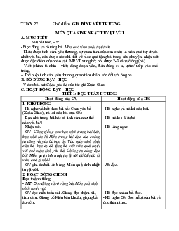 Giáo án Tiếng Việt 1 - Tuần 26 | sách Vì sự bình đẳng và dân chủ trong giáo dục