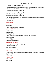 Nôi dung ôn tập câu hỏi kết thúc môn Vật lý đại cương | Đại học Duy Tân