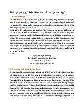 Thơ lục bát là gì? Đặc điểm của thể thơ lục bát là gì