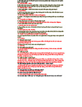 ĐÁP ÁN TRIẾT HỌC - Triết Học 1: Phân Tích Các Khái Niệm Cơ Bản