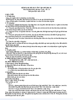 Bài tập cuối chương 9 | Giáo án Toán 11 Kết nối tri thức