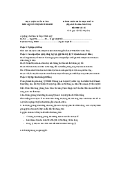 Đề Thi Kết Thúc Học Phần Môn Hành Vi Tổ Chức