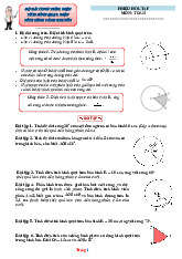 Phiếu Bài Tập Toán 9 Độ Dài Cung Tròn-Diện Tích Hình Quạt-Diện Tích Hình Vành Khuyên