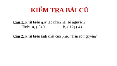 Giáo án điện tử Toán 6 Kết nối tri thức: Luyện tập chung trang 75 (tiết 1)