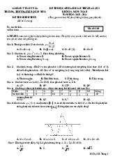 Đề thi HSG Toán 10 lần 2 năm 2023 – 2024 trường THPT Nguyễn Quán Nho – Thanh Hóa