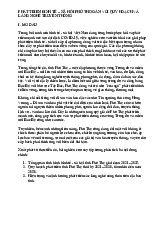 Phát triển kinh tế – xã hội phú thọ gắn với quy hoạch và  làng nghề truyền thống môn Kinh tế vi mô 1 | Học viện Tài chính