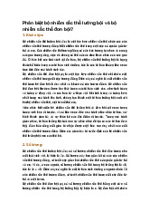 Phân biệt bộ nhiễm sắc thể lưỡng bội và bộ nhiễm sắc thể đơn bội?