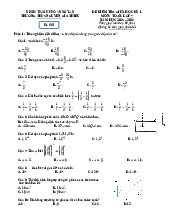 Đề giữa học kỳ 1 Toán 7 năm 2025 – 2026 trường THCS Nguyễn Gia Thiều – TP HCM