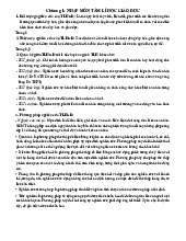 Chương 1: Tâm Lý Học Giáo Dục | Môn Tâm lý - Đại học Sư phạm Thành phố Hồ Chí Minh