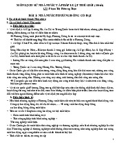 Bài giảng chương 1 môn Lịch Sử Nhà Nước Và Pháp Luật Thế Giới Tài liệu giúp bạn tham khảo ôn tập và đạt kết quả cao. Mời bạn đọc đón xem.
