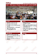 Bài 1: Tổng quan về quản trị sản xuất và tác nghiệp | Trường Đại học Quy Nhơn