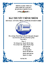 Xốp chống sóc làm từ bỏng ngô, bỏng gạo | Bài thuyết trình nhóm môn Phát triển kỹ năng