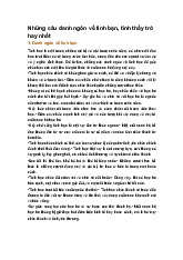 Những câu danh ngôn về tình bạn, tình thầy trò hay nhất