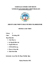 Netflix case study Môn Organizational behavior | Đại học Kinh Tế Quốc Dân