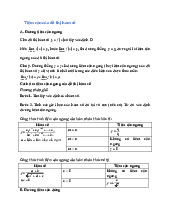 Tìm tiệm cận của đồ thị hàm số Toán 12 | Chuyên đề Toán 12