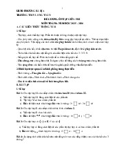 Đề cương giữa học kì 1 Toán 6 năm 2025 – 2026 trường THCS Long Toàn – TP HCM