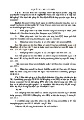 Gợi ý trả lời câu hỏi môn Lý luận Nhà Nước và pháp luật | Trường Đại học Kinh tế – Luật