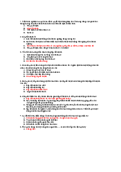 Câu hỏi trắc nghiệm - môn Quản lý học | Đại học Kinh Tế Quốc Dân