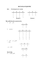 Bài tập đại số quan hệ - Đại số tuyến tính | Trường Đại học Khoa học tự nhiên, Đại học Quốc gia Hà Nội