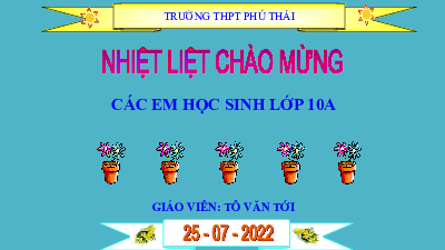Bài 6: Các sinh học phần tử | Bài giảng PowerPoint môn Sinh học 10 | Cánh diều