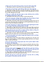 Lý thuyết đúng sai môn Pháp Luật Đại Cương | Học viện Chính sách và Phát triển