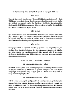 Văn mẫu lớp 11: Tổng hợp kết bài về bài thơ Trao duyên hay nhất (58 mẫu) | Cánh diều