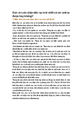 Đơn xin xác nhận dân sự mới nhất có xin online được hay không?