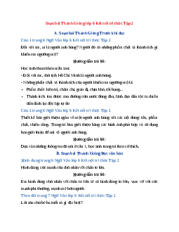 Soạn bài Thánh Gióng lớp 6 Tập 2 | Ngữ Văn 6 Kết nối tri thức