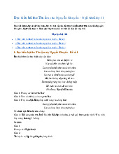 Đọc hiểu bài thơ Thu ẩm của Nguyễn Khuyến - Ngữ văn lớp 11