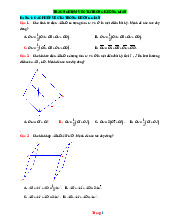 Các Dạng Bài Tập Trắc Nghiệm Vectơ Trong Không Gian Lớp 12 Giải Chi Tiết