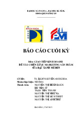 Đề cương môn quản lý công nghiệp - Trường Đại học bách khoa - Đại học đà nẵng.